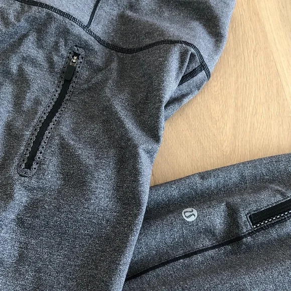 Rare Lululemon Fresh Tracks Pant II (W5AMFS) Luxtreme in Heathered Black, Size 6 - Picture 13 of 17